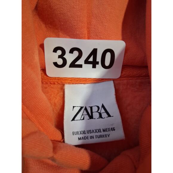 Zara Chunky Thick Heavyweight Mens XXL Fleece Grungecore Preppy Gorpcore Hoodie - Picture 8 of 15